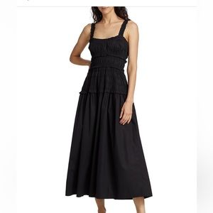 Doen smocked midi-dress